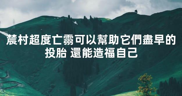 辳村超度亡霛可以幫助它們盡早的投胎 還能造福自己